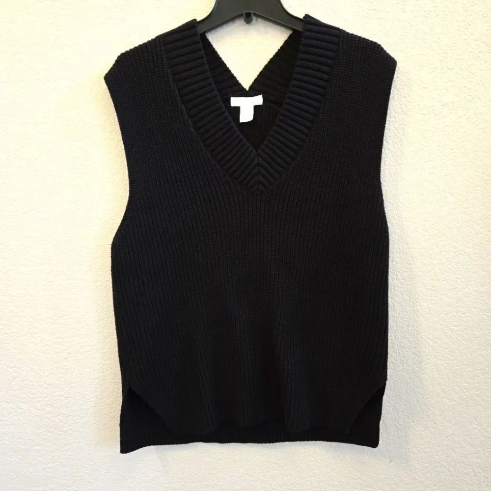 H&M Sweater Chunky Knit vest size S